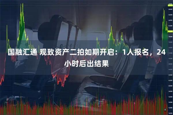 国融汇通 观致资产二拍如期开启：1人报名，24小时后出结果